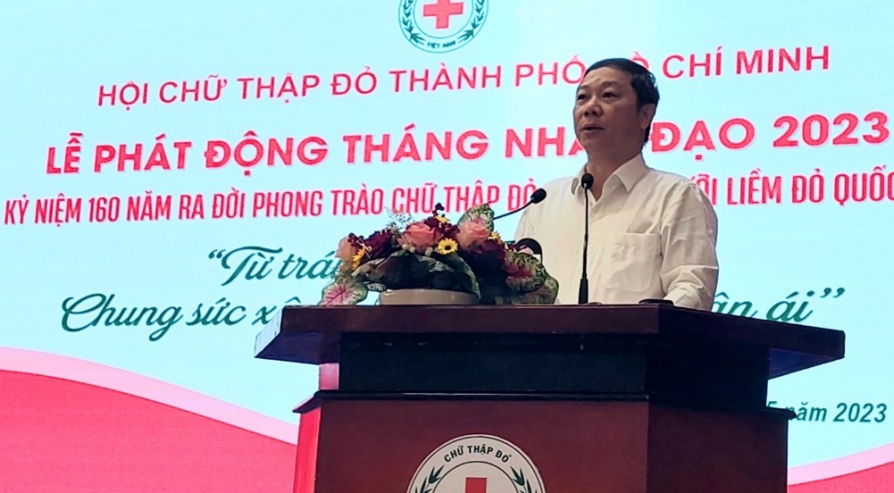 TP.HCM: Phát động Tháng nhân đạo 2023