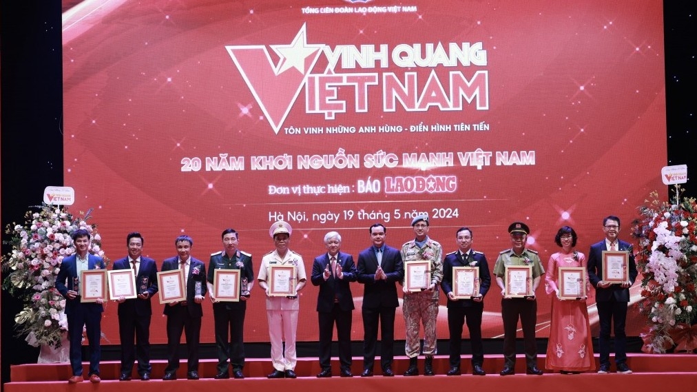 Tôn vinh 20 tập thể, cá nhân lan tỏa, khơi nguồn sức mạnh Việt Nam