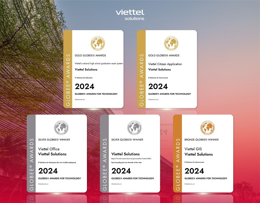 Viettel Solutions khẳng định năng lực cung cấp dịch vụ chuyển đổi số toàn diện tại IT World Awards 2024