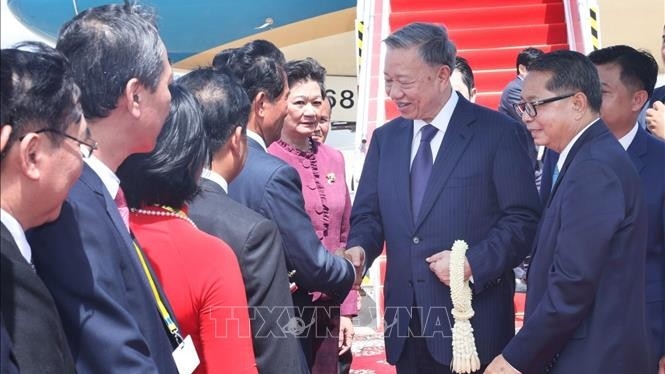 Chủ tịch nước Tô Lâm bắt đầu thăm cấp Nhà nước Vương quốc Campuchia