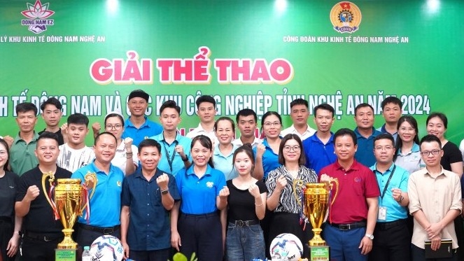 Khởi động Giải thể thao Khu kinh tế Đông Nam và các Khu công nghiệp tỉnh Nghệ An