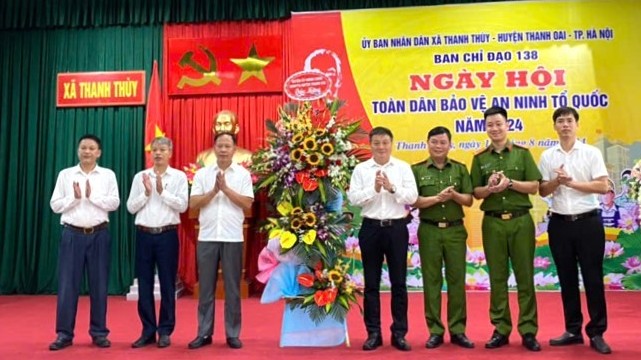 Huyện Thanh Oai tổ chức điểm Ngày hội toàn dân bảo vệ an ninh Tổ quốc