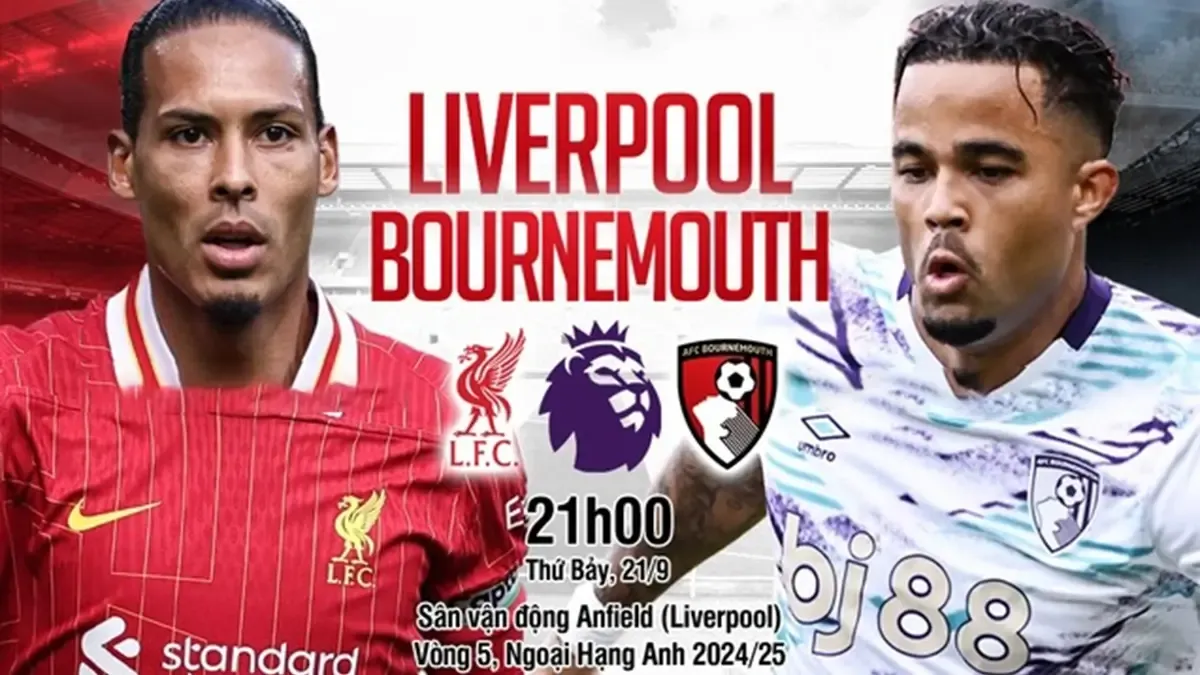 Nhận định, dự đoán tỷ số Liverpool - Bournemouth: Chủ nhà trút giận