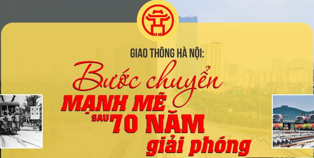 Giao thông Hà Nội: Bước chuyển mạnh mẽ sau 70 năm giải phóng