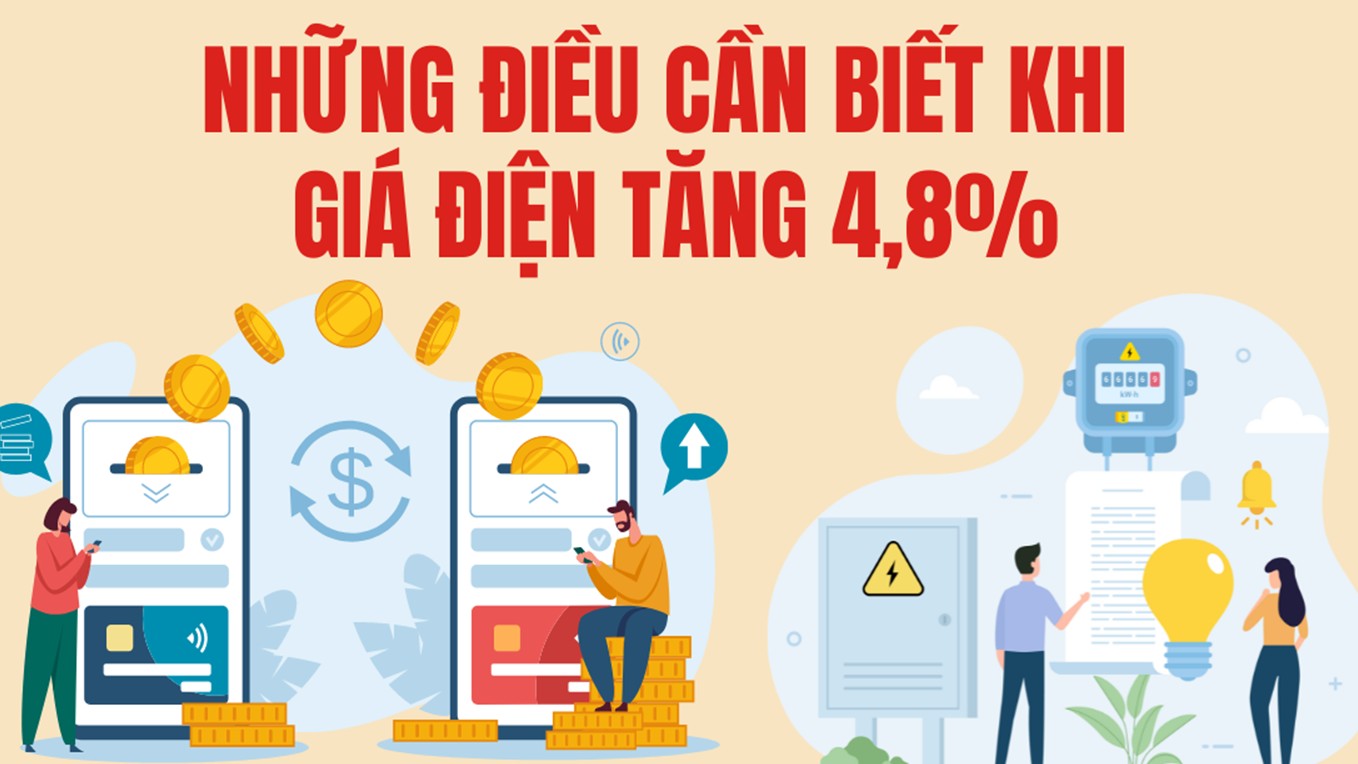 Những điều cần biết khi giá điện tăng 4,8%