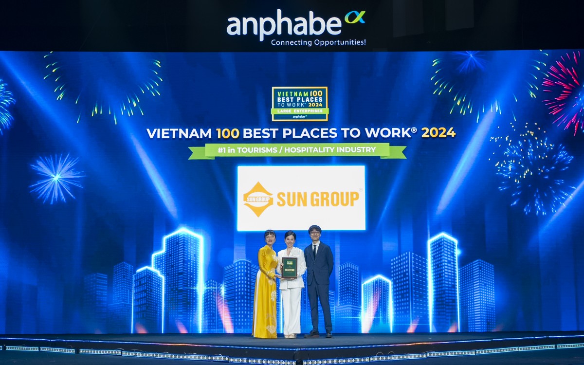 Sun Group 5 năm liên tiếp đạt giải “Top 100 Nơi làm việc tốt nhất Việt Nam”