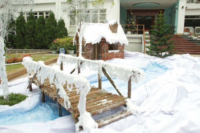 Công viên nước Hồ Tây sẽ phun tuyết trong Lễ hội Noel 2015