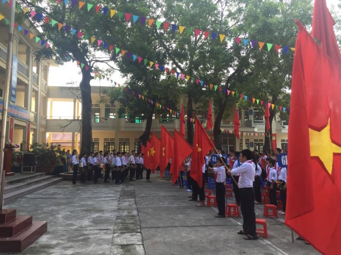 Ấn tượng lễ chào cờ ngày đầu năm học mới