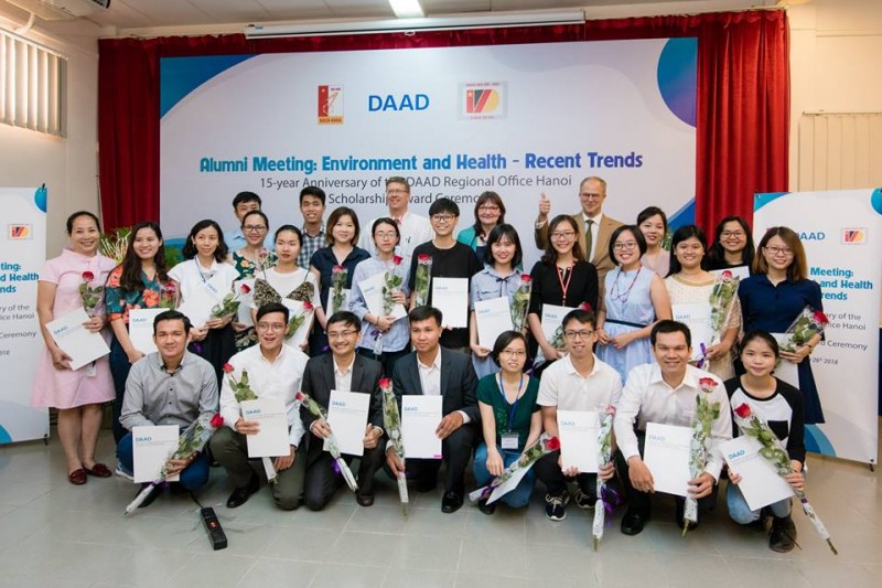 Các học bổng viên người Việt nhận học bổng DAAD chương trình 2018 (nguồn: DAAD)