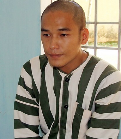 Trần Đình Thoại bị bắt sau một tháng xảy ra vụ thảm sát. Ảnh: Khánh Vinh
