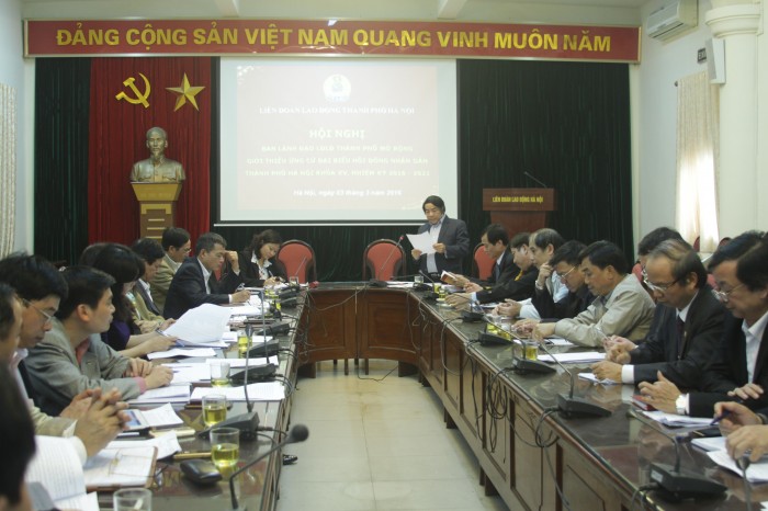 Chủ tịch LĐLĐ Thành phố Nguyễn Thị Tuyến được giới thiệu ứng cử HĐND thành phố khóa XV