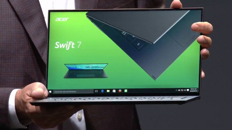 ifa 2018 acer ra mat chiec laptop mong nhat the gioi