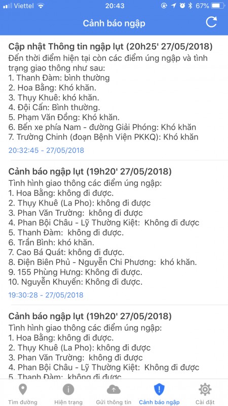 mua lon nhieu tuyen duong ngap cuc bo