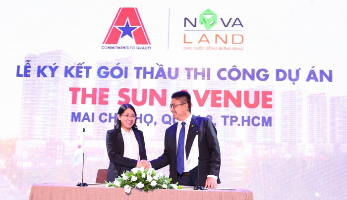 agc chinh thuc tro thanh nha thau thi cong du an the sun avenue