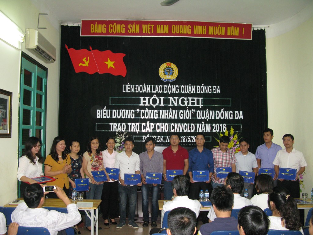 ldld quan dong da bieu duong 32 cong nhan gioi