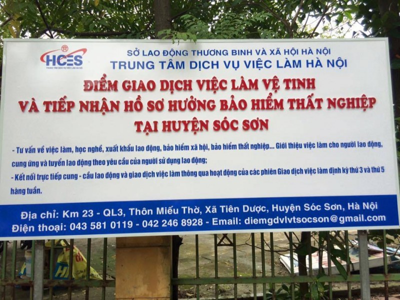 khai truong diem giao dich viec lam ve tinh tai soc son