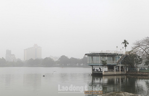 sang nay ha noi chim trong suong mu day dac