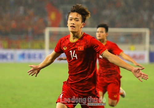 Hoàng Đức đặt quyết tâm sẽ cùng U23 Việt Nam đi đến trận cuối cùng của Vòng chung kết U23 châu Á 2020. (Ảnh:M.Tiến)