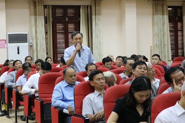 Tiếp xúc cử tri quận Nam Từ Liêm trước kỳ họp thứ 7 Quốc hội khóa XIV
