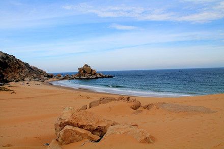 bai trang diem du xuan bien ly tuong o ninh thuan