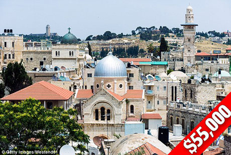 Một chuyến du lịch 10 ngày tới Israel với chất lượng thượng hạng trị giá 55.000 đô la.