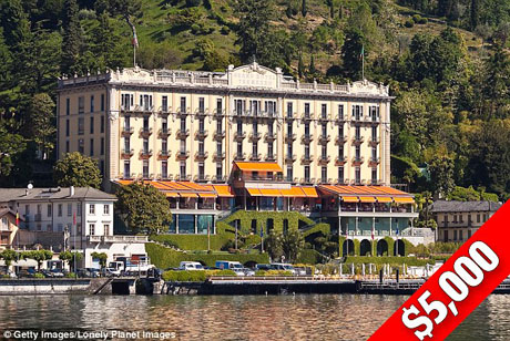 Nếu có dịp ghé qua vùng Lombardia của nước Ý, ứng viên được đề cử Oscar còn có thể lưu lại trong khách sạn Grand Hotel Tremezzo nằm bên hồ Como. Món quà tặng dịch vụ từ khách sạn này trị giá 5.000 đô la.