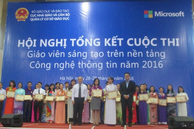 chung ket cuoc thi giao vien sang tao tren nen tang cong nghe thong tin nam 2016