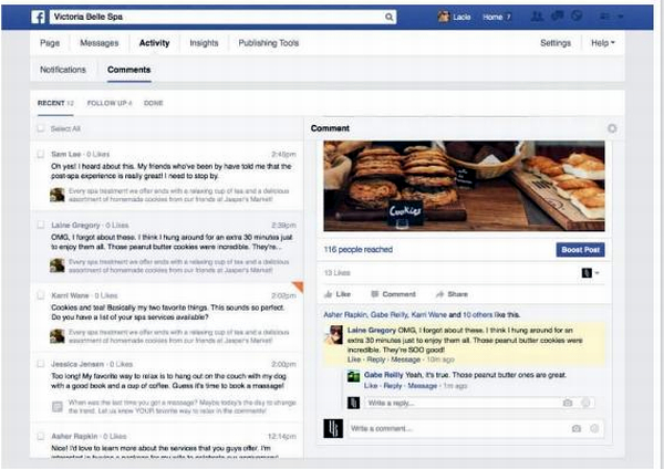 Những công cụ mới giúp quản lý giao tiếp trên Facebook
