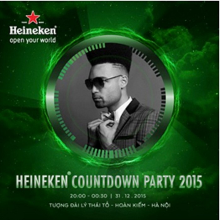 Đón năm mới với đại tiệc Heineken Countdown Party