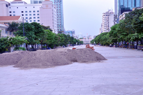 dan ga khung sap xuat hien tren duong hoa nguyen hue