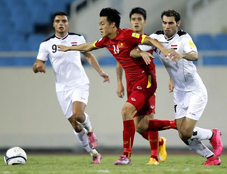 Đội tuyển Việt Nam từng hòa Iraq 1-1 ở trận lượt đi