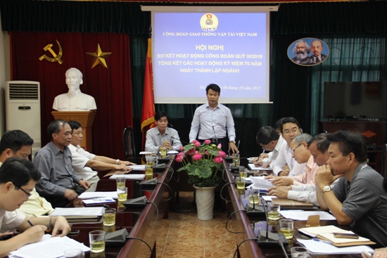 Công đoàn GTVT Việt Nam sơ kết công tác 9 tháng đầu năm 2015