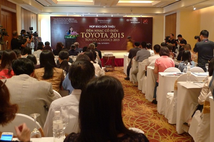 Họp báo giới thiệu Đêm nhạc Cổ điển Toyota 2015