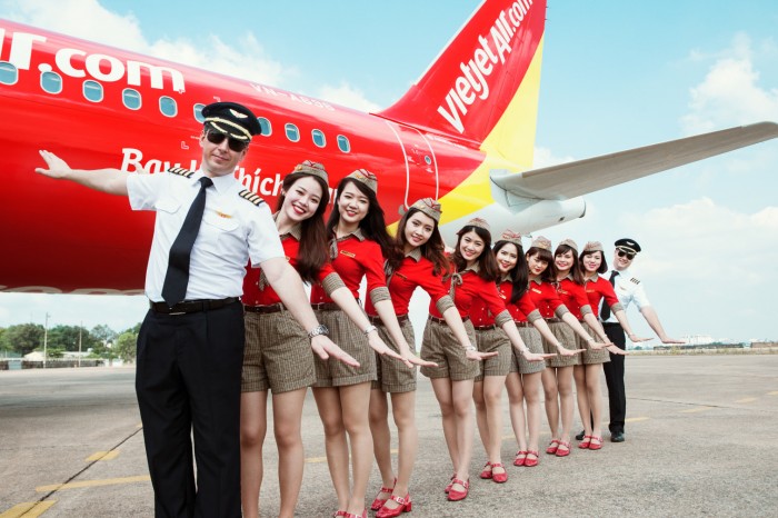 Cơ hội trở thành tiếp viên hàng không Vietjet