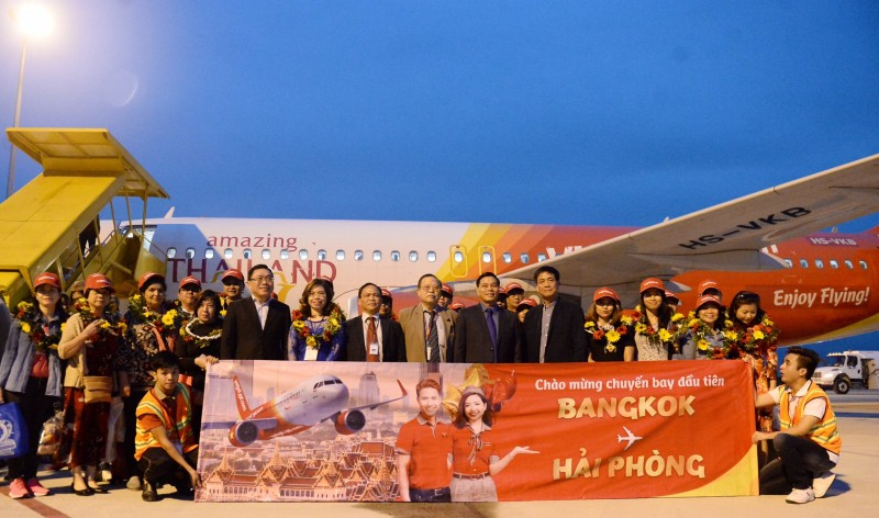 vietjet khai truong duong bay hai phong bangkok thai lan
