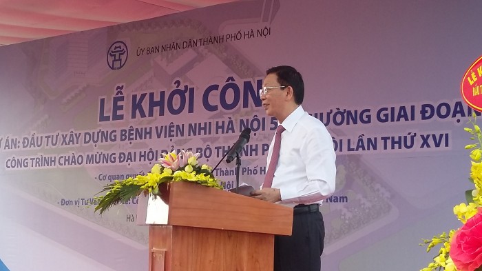 Lễ khởi công xây dựng Bệnh viện Nhi Hà Nội
