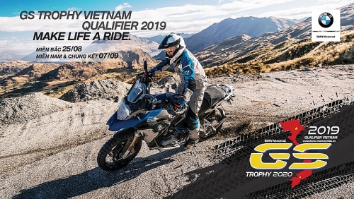 bmw motorrad lan dau to chuc vong loai gs trophy viet nam