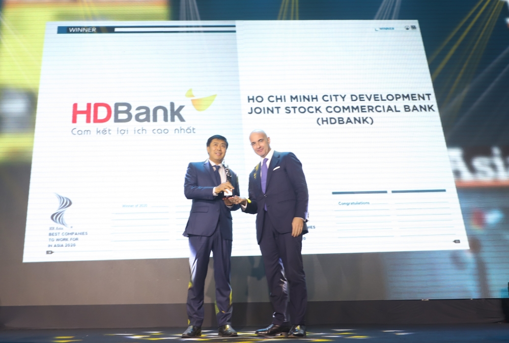 HDBank, ngân hàng Việt Nam duy nhất 3 năm liền vào danh sách ‘Nơi làm việc tốt nhất châu Á’
