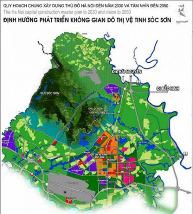 Phê duyệt quy hoạch đô thị vệ tinh Sóc Sơn đến năm 2030