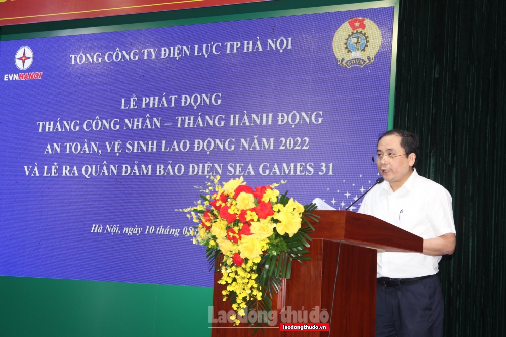 EVN Hà Nội triển khai tháng An toàn vệ sinh lao động năm 2022