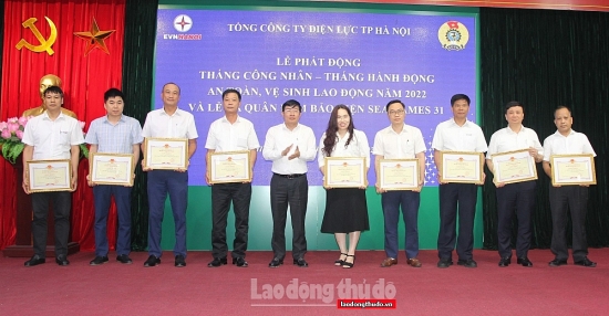 EVN Hà Nội triển khai tháng An toàn vệ sinh lao động năm 2022