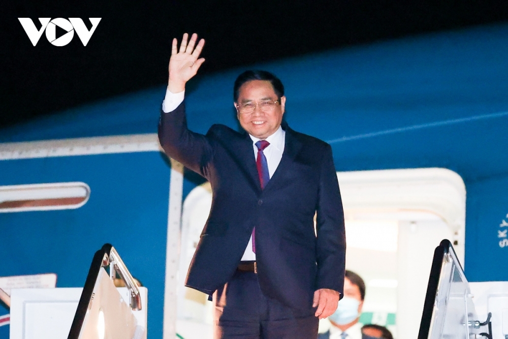 Thủ tướng Phạm Minh Chính tới thủ đô Washington, bắt đầu chuyến công tác tại Hoa Kỳ
