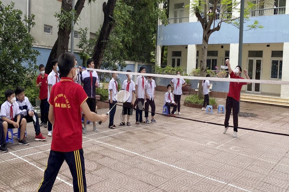 Trường Trung học cơ sở Ba Đình: Sôi nổi các hoạt động chào mừng SEA Games 31