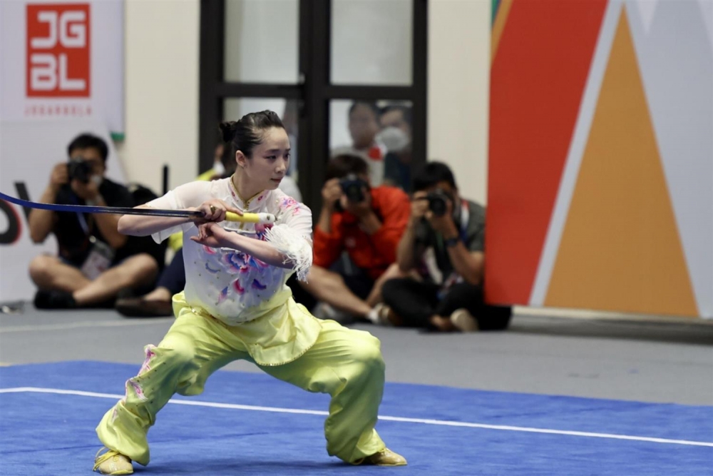 Khoảnh khắc đẹp của vận động viên gốc Hà Nội giành Huy chương Vàng tại SEA Games 31