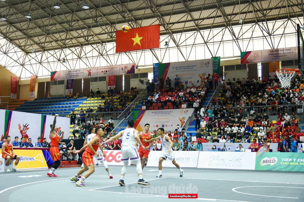 SEA Games 31: Trận đầu ra quân môn Bóng rổ, đội tuyển nam Việt Nam giành chiến thắng