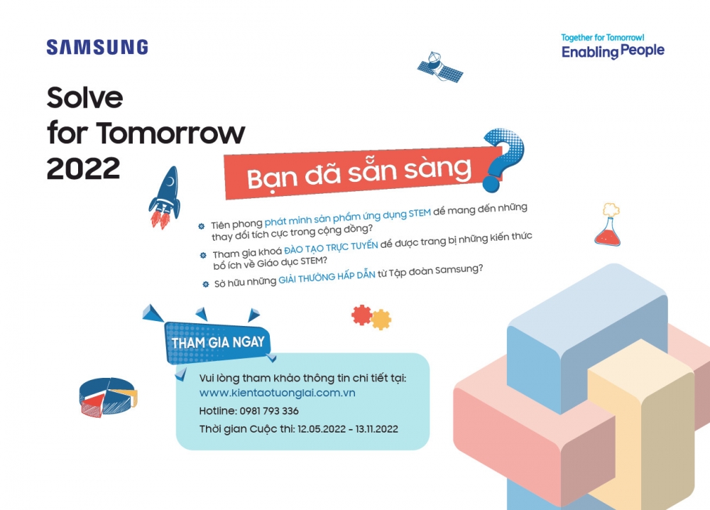 Solve for Tomorrow 2022 - Khuyến khích học sinh ứng dụng công nghệ vào thực tiễn