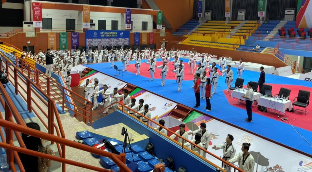 Hơn 100 trọng tài Taekwondo tham gia khóa tập huấn tại SEA Games 31