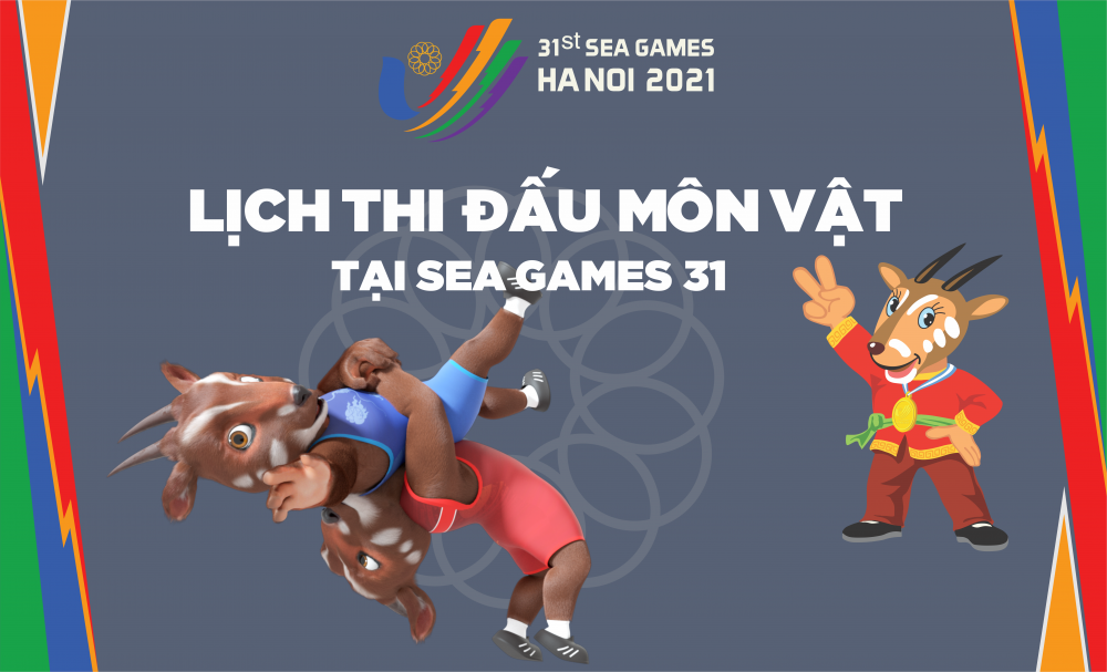 Infographic: Lịch thi đấu môn vật tại SEA Games 31