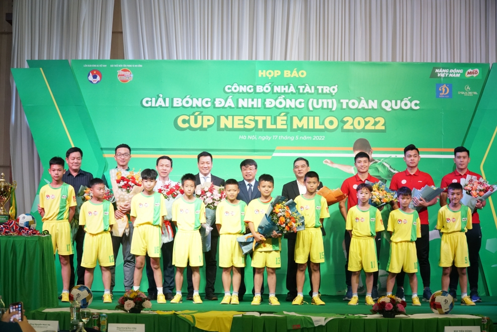 Giải Bóng đá Nhi đồng (U11) toàn quốc 2022 - Cúp Nestlé MILO thu hút 46 đội tham gia