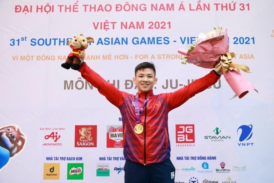 Chân dung tuyển thủ người Hà Nội giành Huy chương Vàng Jujitsu SEA Games 31